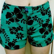 Roxy草綠色修身海灘褲