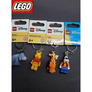 LEGO Disney Keychain Goofy Pooh Tigger Donkey Couple Keychain 22 new