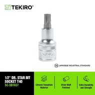 MATA TEKIRO SOCKET BIT SQ 1/2" T40 - STAR BIT SOCKET SQUARE 1/2 INCH T 40 - ORIGINAL T40 STAR BIT