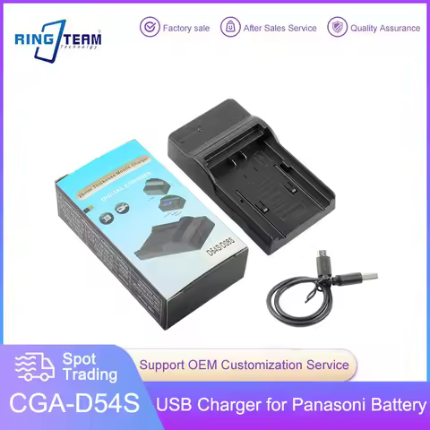 CGA-D54S D08S D28S VBN130 VBN260 USB Battery Charger For Panasonic VBD29 VBD78 D07S D16S S602E AJ-PX