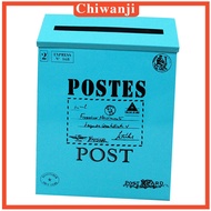 [ChiwanjifcMY] Outside Letterbox Post Mail Box Waterproof Newspaper Mail Box White