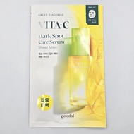[GOODAL] Green Tangerine Vita-C Dark Spot Care Serum Sheet Mask 28g *1ea / 5ea
