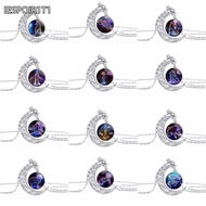 IESPOIR1T1 Constellation Necklace Women Men Best Birthday Gift Fashion Horoscope Astrology