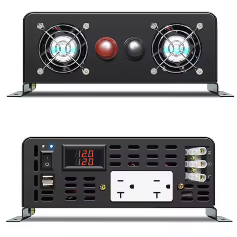 5000W Pure Sine Wave Solar Inverter 24V 220V Off Grid Power Supply 12V 36 48V 96V DC to AC 120V 230V