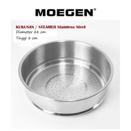 Maystar Steamer Height Stainless Steel Steamer For Wok Pan 28cm