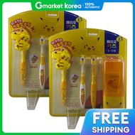 Perio Kids Pikachu Toothbrush Set (Ages 6-9) 2-Pack