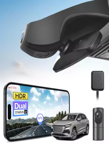 4K STARVIS 2 IMX678 IMX675 Sensor Dash Cam For Audi Q4 e-tron 2022-2025 Car Camera Recorder WiFi & A