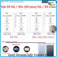 PPF Sticker &Carbon Texture Samsung Tab S9 5G / S9+ (S9 plus) 5G / S9 Ultra / S9 Fe/ S9 Fe+, clear, 