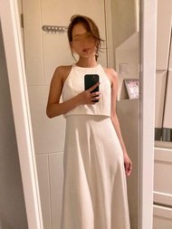 🇺🇸 Jill Stuart Minimal Wedding Dress by BHLDN 美國 正版 氣質 簡約 極簡 入膊 露背 齊地 輕婚紗 