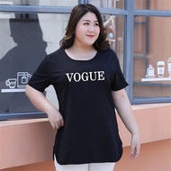 Ladies Plus Size Short-Sleeved Middle-Aged Mother Summer Dress Plus Fat Plus Cotton T-Shirt New Styl