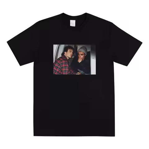 TVD Vampire Diaries T-shirt Salvatore Brothers Stefan and DamonGraphic Tee Mystic Falls Ian Somerhal