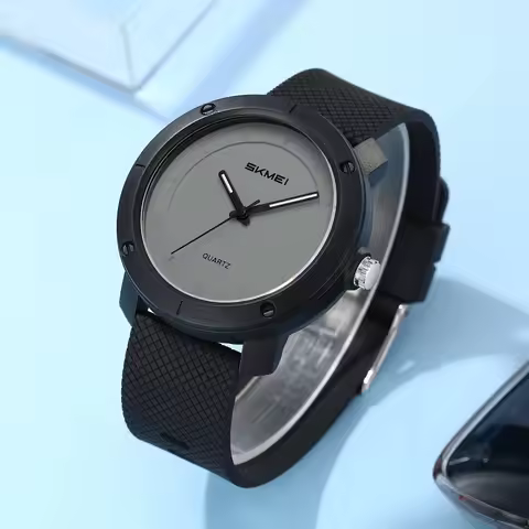 SKMEI 2577 Simple Wristwatch Men Quartz Wrist Watch SR626SW 50M Waterproof Fashion Casual Wearing Da
