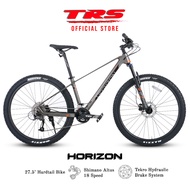 TRS Hardtail Bike Horizon Aluminum Mountain Bike - Shimano 2 x 9 Speed (27")