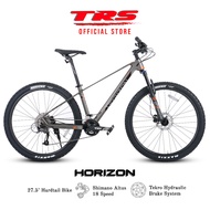 TRS Hardtail Bike Horizon Aluminum Mountain Bike - Shimano 2 x 9 Speed (27")
