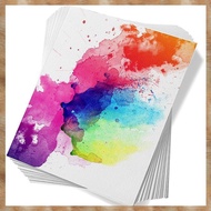 [K U Y G] 60 Sheets Sketch Paper Cold Press 50% Cotton 140Lb /300Gsm (7.68 X 5.31 Inch)