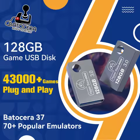 Game USB 3.0 Disk With 43000+ Games For WIN PC/Steamdeck/WIN600/Legion Go Pre-loaded 70+ Emulators F