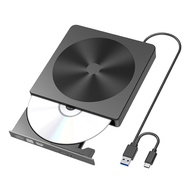 TAIHOM USB 3.0บางภายนอก DVD RW CD เครื่องเขียนไดรฟ์อ่านเครื่องเล่นไดรฟ์ออปติคัลไดรฟ์สำหรับแล็ปท็อปวิ