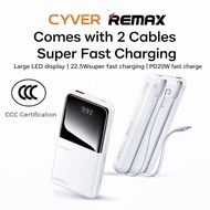 [3CCC] Remax RPP-679 Cynile Series Power Bank High-Capacity 10,000mAh Portable Charger with 20W & 22
