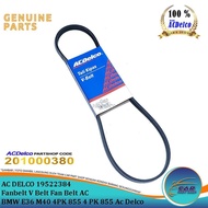 Fanbelt V Belt Fan Belt AC bmw E36 M40 4PK 855 4 PK 855 Ac Delco