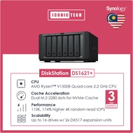 0TB SYNOLOGY Diskstation DS1621+ 6-BAY Diskless Nas or DS224+ DS423+ DS723+ DS923+ DS1522+ DS1621+ D