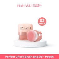 Hanasui Perfect Cheek Blush & Go Powder - Blush On Powder Natural Radiant Finish Melembabkan Cerah A