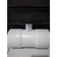 Tee size 4 inches to 3⁄4 inches