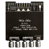 ZK-ST21 TPA3255 แอมป์ขยายเสียง600W monoไฟเลี้ยง18-50VDC10-15Aชิพขยาย 300Wx2 แอมป์จิ๋วขับซับ แอมป์จิ๋