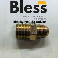 Hydraulic Nipple 1-1/ 4" NPT x JIC (MJ)