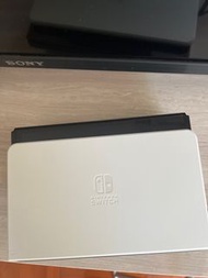 Switch Oled white with Ringfit and games