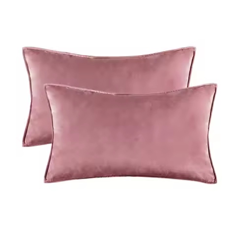 2pcs Set Velvet Throw Pillow Cover Decorative Cushion Case for Sofa Bedroom 30x50cm/45x45/50x50/60x6