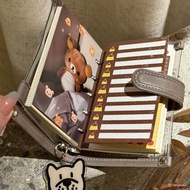 Leather Transparent Journal m5Hand ledger study portable diary planner notebook