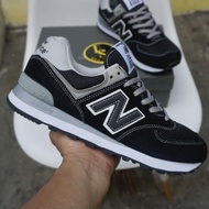 Sepatu NB 574 Black Grey New Balance 574 Classic