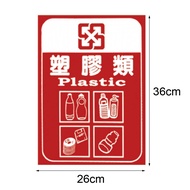 Sorting Stickers Plastic Classification Other Styles Stickers Trash Can Sorting Recycling Pedal Tras