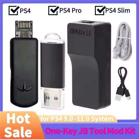 One-Key JB Tool Mod Kit USB Dongle JB USB Adapter Type-C Cable Game Accessories for PS4 FW 9.0 9.60 