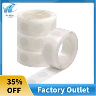 4 Rolls Glue Point Balloon Glue Removable Adhesive Dots Double Sided Dots of Glue Tape for Balloons 