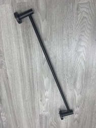 全新黑色啞面毛巾架