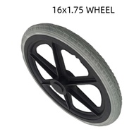 16 inch bicycle wheel 16x1.75 solid off-road tire wheel, suitable for bicycle electric bicycle wheel