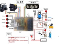 บอร์ดควบคุมล้างรถหยอดเหรียญ รุ่น S3 (รองรับเครื่องรับเหรียญ เครื่องรับธนบัตร)
