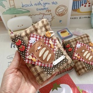 Baking Bread Puppy Journal Book Cover M5 Loose-Leaf Handmade Shell Book Cover High-Value Journal Boo