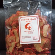 kerupuk udang  sedap  100% udang asli pulau rangsang (500g) - kerupuk panjang