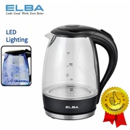 Elba EJK-F1723G(BK) Glass Jug Kettle 1.7L EJKF1723G(BK)