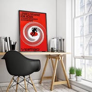💥READY STOCK💥1958 Vertigo Poster Alfred Hitchcock Movie Cinema Film Noir Poster Retro Wall Decor ico