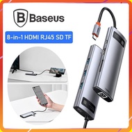 Hub chuyển đổi đa năng 8 trong 1 Baseus CAHUB-CV0G ( Type-C to HDMI/ USB3.0/ LAN / SD Card Reader/ T