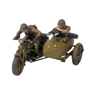 Pit Road 1/35 Grand Armor Series Japanese Army Type 97 Motorcycle with Sidecar Rikuou Plastic Model 