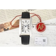 AF Cartier Cartier American Tank No Calendar Series Medium Movement: Swiss Quartz Movement Large Mov
