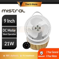 (8 Years Warranty) Mistral mimica 9" Air Circulation Fan with DC Motor  | MHV1010DR (High Velocity F
