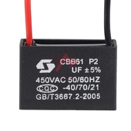 Ceiling Fan Capacitor Spaghetti strap Electric Fan Capacitor Voltage 450VCC Fan Capacitor 2uF 3uF 2.