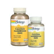 Diabetic Heart Care | Solaray Calcium Magnesium Zinc, 100 VegCaps Dietary Supplement
