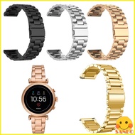Fossil Women's Gen 4 Q Venture HR/Fossil Women's Gen 4 Sport/Fossil Q Venture Gen 3/Fossil Q Tailor Smartwatch Metal stainless steel strap Smart Watch Replacement Wristband band straps accessories