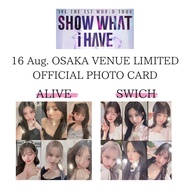 IVE ALIVE OSAKA VENUE LIMITED ALIVE SWICH VER. OFFICIAL PHOTO CARD / YUJIN GAEUL WONYOUNG LIZ REI LE